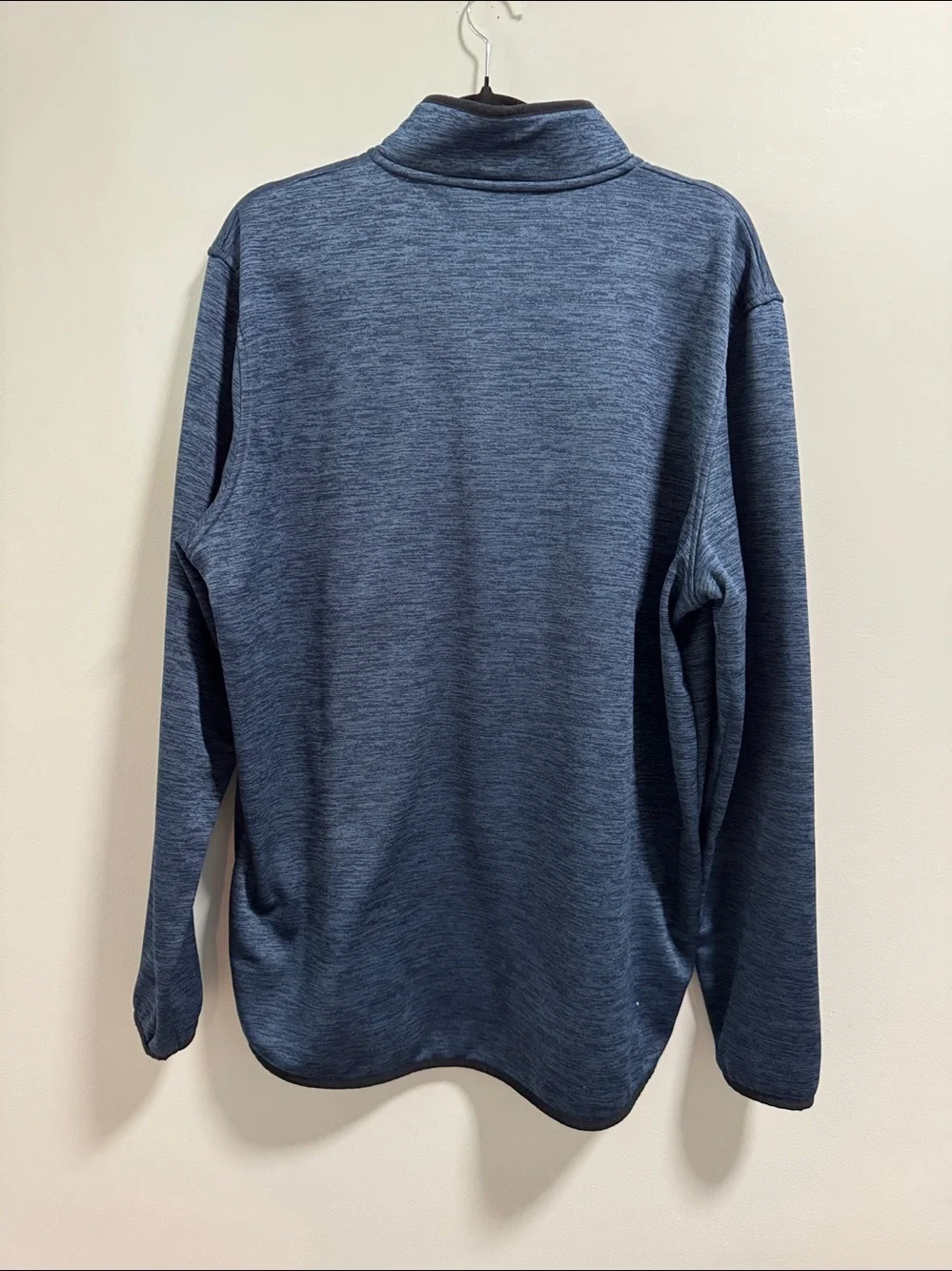 Under Armour Men's Heathered Blue Quarter-Zip Performance Pullover